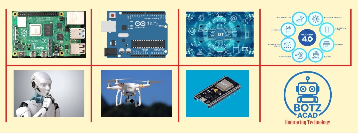 Robotics, circuits, drones and IoT technologies explored at BotzAcad